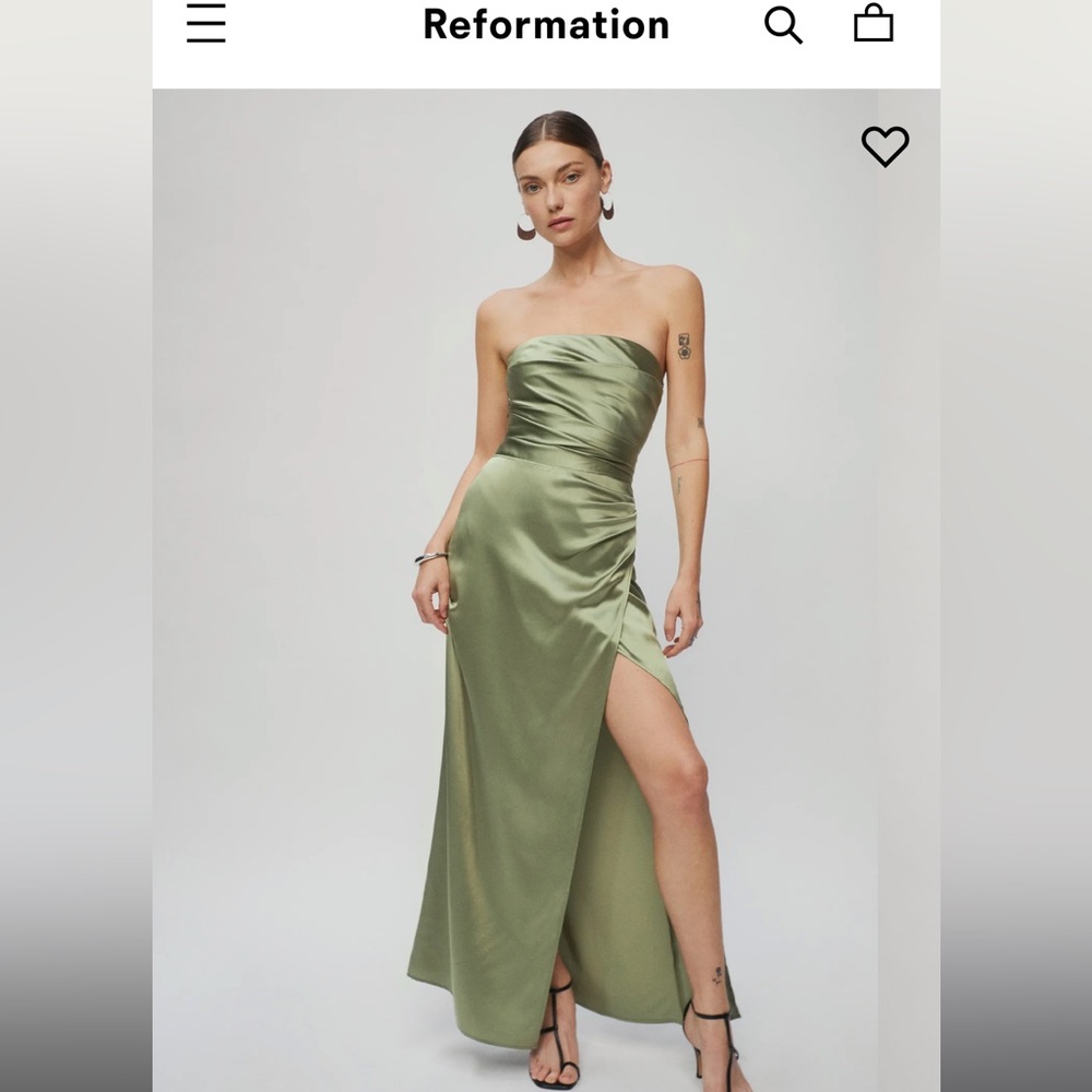 Barrow silk dress reformation